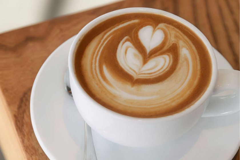 Cappuccino at Brew & Harmony Cafe