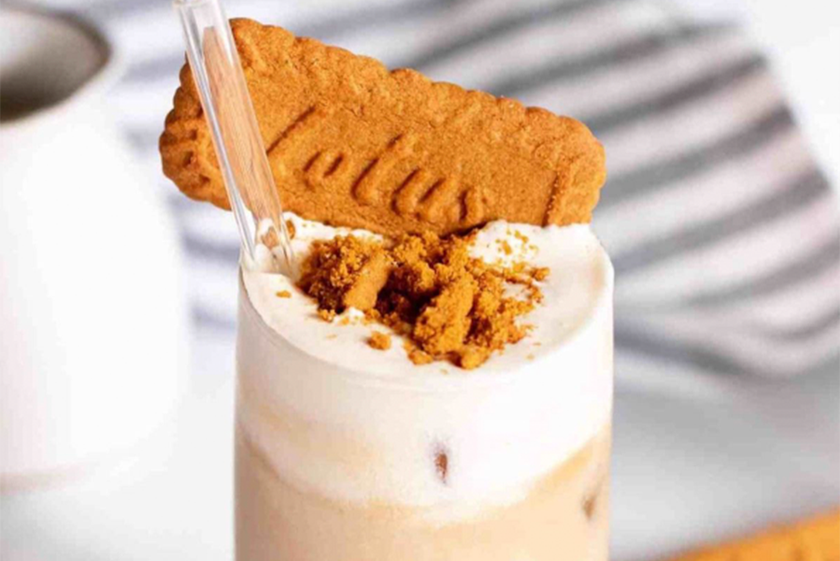 Lotus Biscoff Latte at Brew & Harmony Cafe
