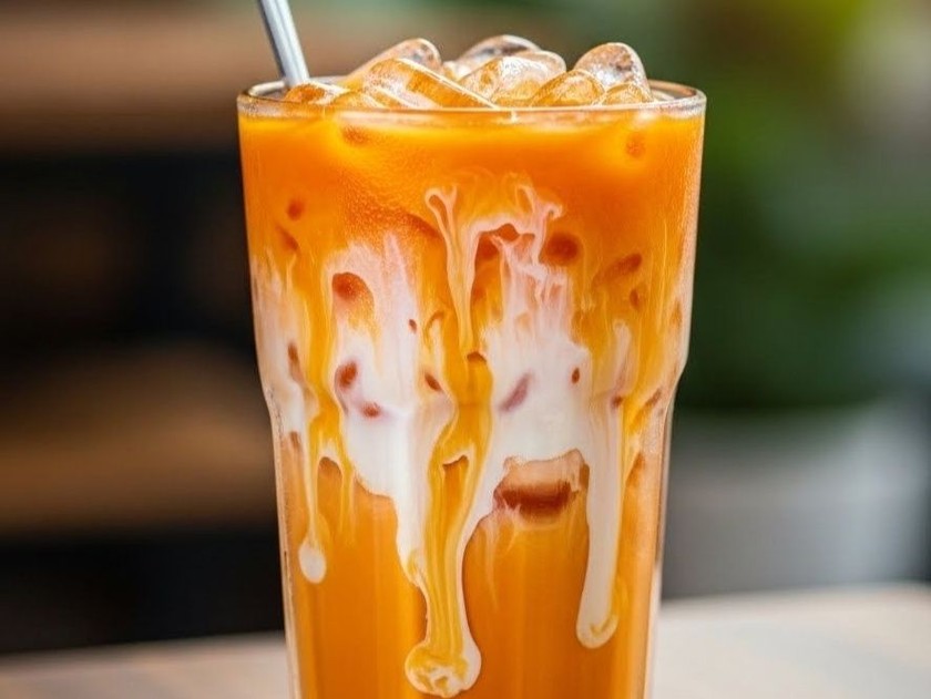 Thai Ice Tea (Cha Yen) at Brew & Harmony Cafe