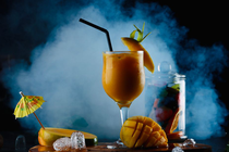 Fresh Juice of Avocado, Mango or Pomegranate